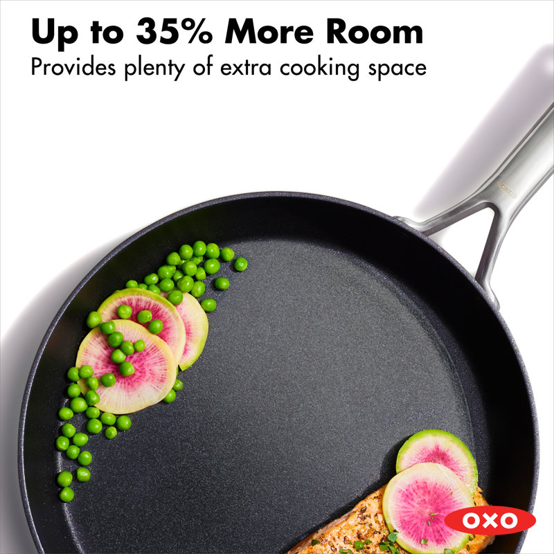 OXO 10-Piece Black Aluminum Non-Stick Cookware Set