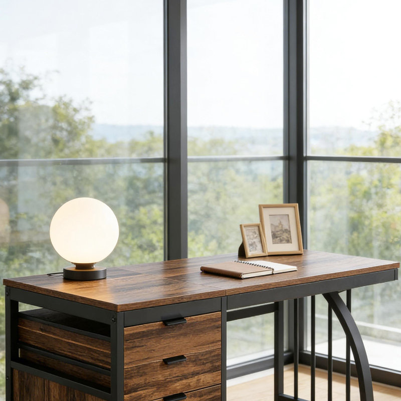 Extensive Office Computer Desk And Elegant Writing Table | Gift Idea