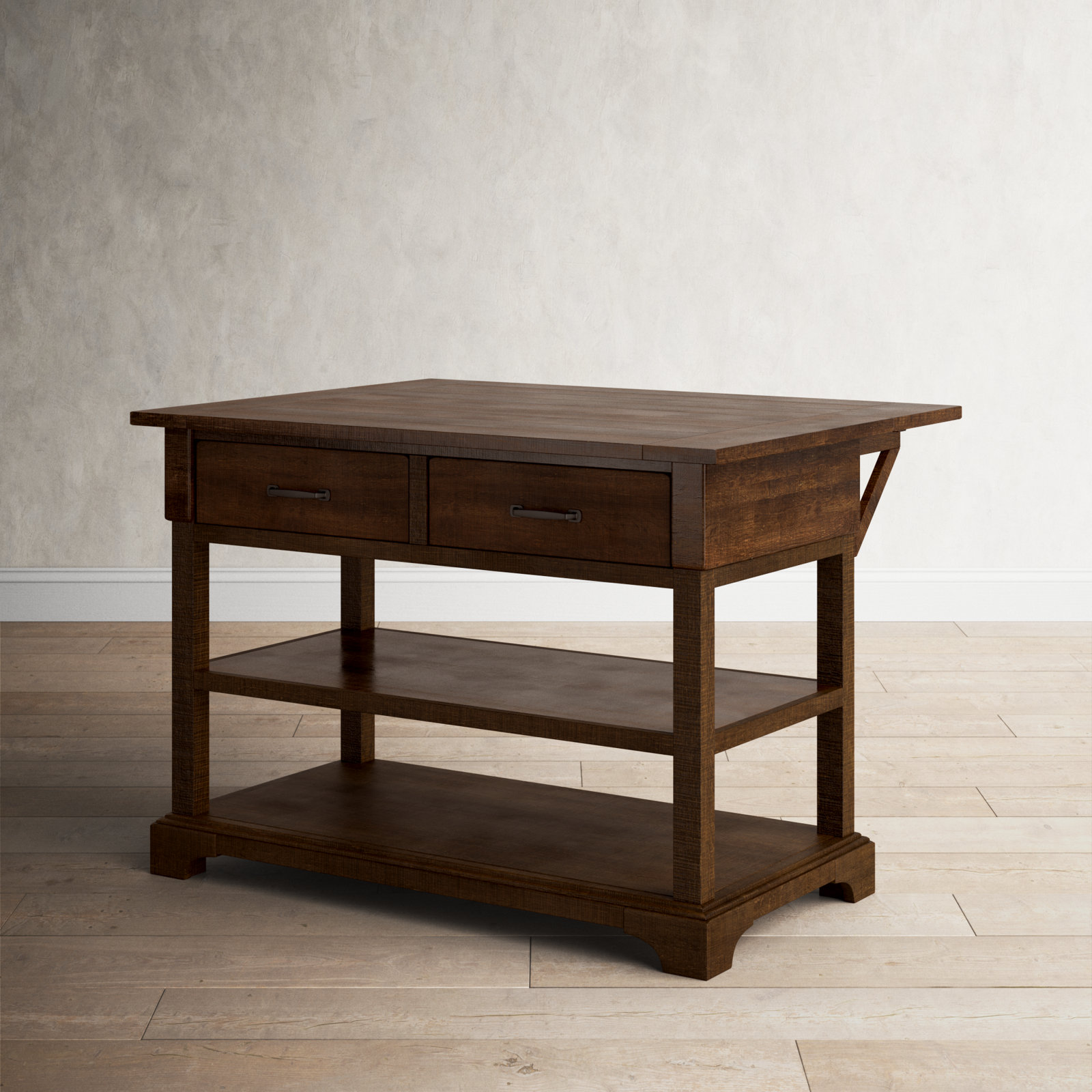 Solid Wood Kitchen Island