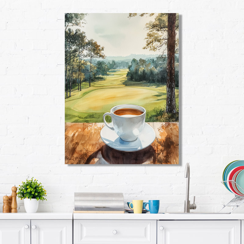 Kadejah - café, art mural en métal, reproduction d'art traditionnelle en métal, H 32 po x l 24 po