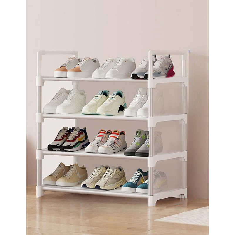 Range-chaussures pliable - aucune installation requise, étagère à chaussures robuste et spacieuse