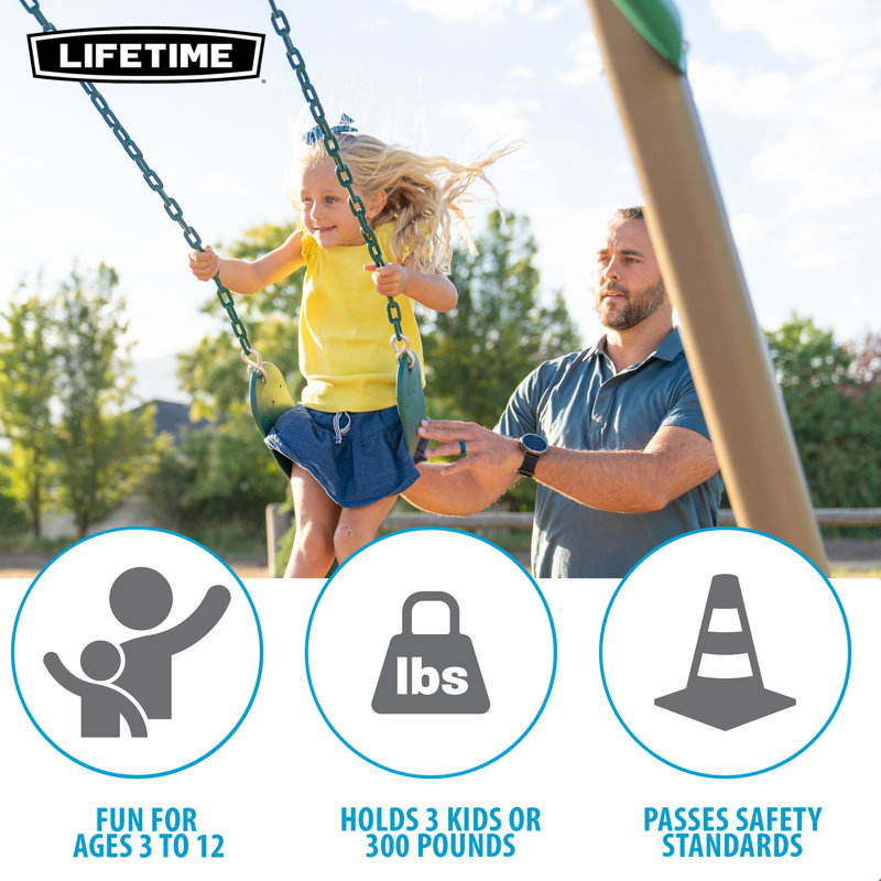 Metal 10 Ft Swing Set