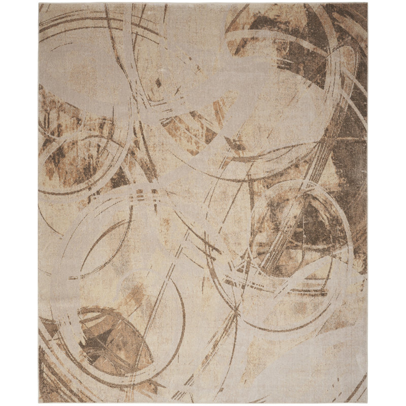 Tapis d'intérieur moderne lavable à la machine Astra, Rectangle 7 pi 10 po x 10 pi