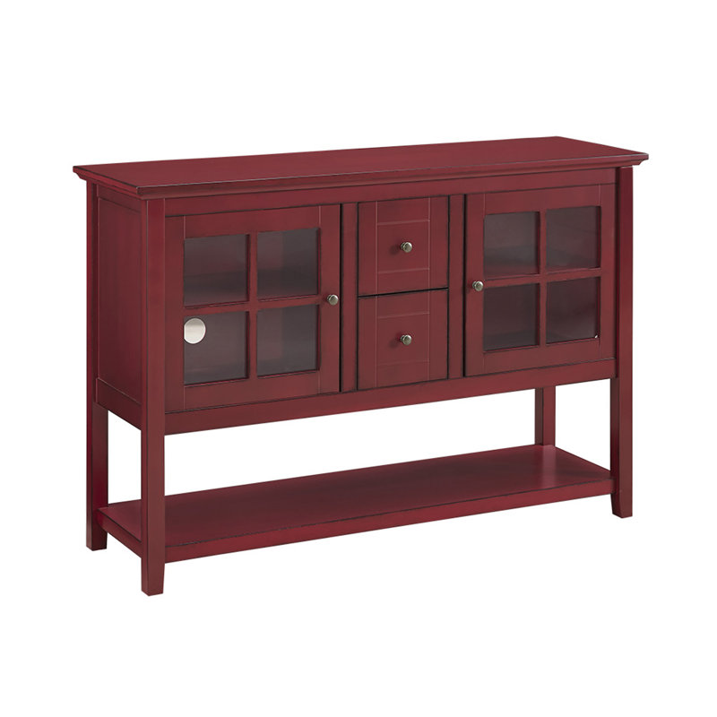 Gylla 52" 2-Door TV Stand for TVs up to 55", Red