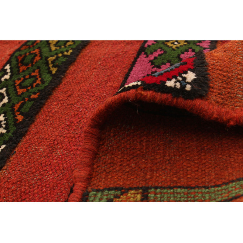 Tapis cuivre foncé en laine noué à la main
