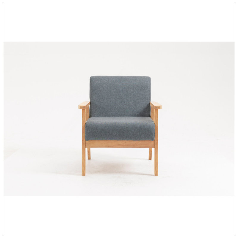 Ensemble de causeuse pour table basse et 2 chaises, structure en bois massif durable pour une vie en plein air élégante, Brun