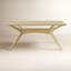 Table de salle à manger en bois 71 "Budapest-1851440687