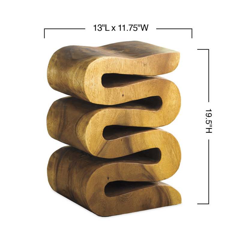 Drazen Solid Wood Accent Stool