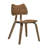 Modern Dining Chairs With Backrest, With Rubberwood Frame, For Dining Room/Living Room-647947411