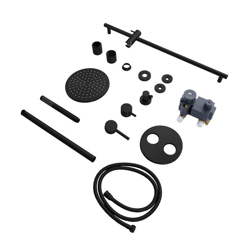 Shower Faucet, Matte Black
