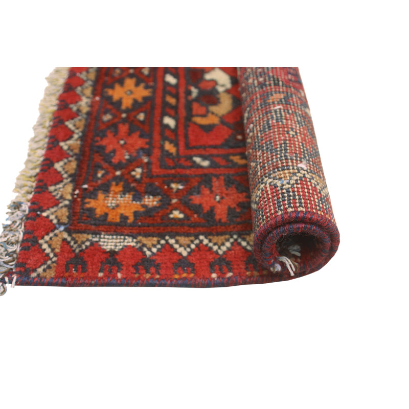 Vintage Distressed Dimitri Red Runner