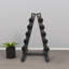 Dumbbell Rack Stand Only, 480LB Capacity, 5 Tier A-Frame Compact Dumbbells Holder,Portable Weight Storage Organizer for Home Gym Fitness Equipment