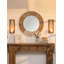 Appliques murales en bois de style campagnard - ensemble de 2