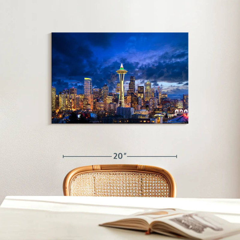 Sireci Space Needle Standout, 16" H x 24" W