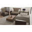 Causeuse convertible rembourrée avec rangement, pu chenille-760010424