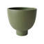 Cole and Grey Ceramic Green Large Decorative Bowl with Elevated Base-1821589926