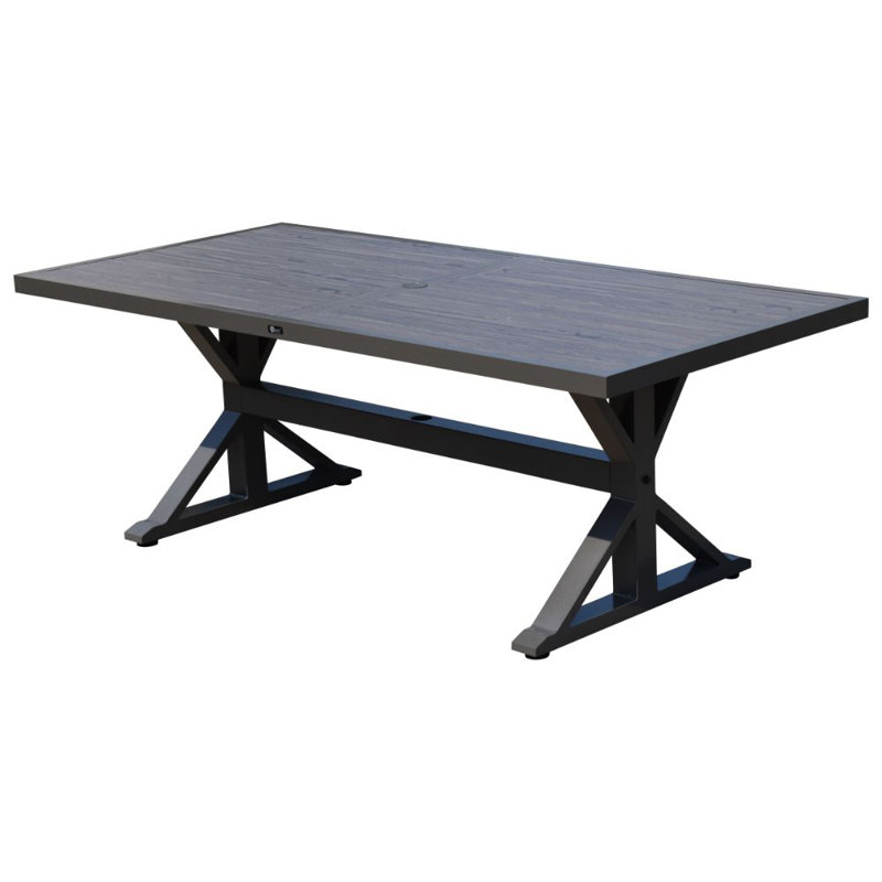 Table de salle à manger aluminium Sleymaun