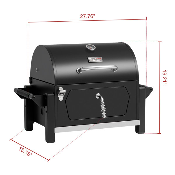 GrillFest 18 Tailgate Machine Portable Table-Top Charcoal Grill