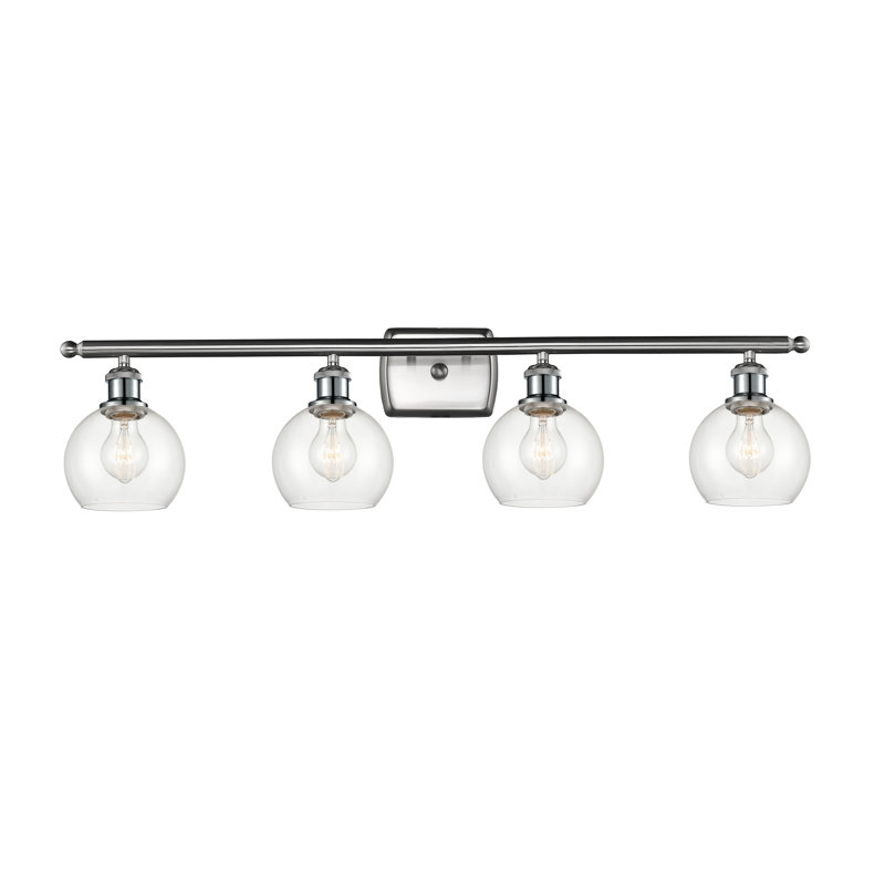 Cindi 4 - Light Vanity Light, LED, Clear, Brushed Satin Nickel