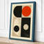 Quadrant Circles Mid-Century - Wrapped Canvas-131761558-131761569