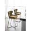 Falls Upholstered and Velvet Bar Stool-1684971895