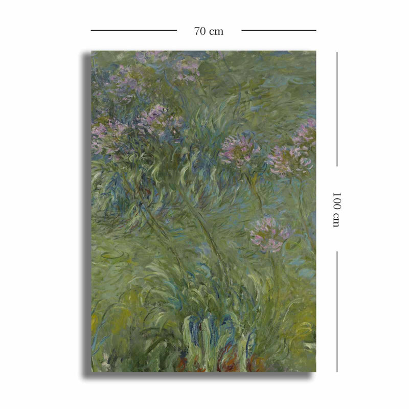 Claude Monet - peinture sur toile tendue