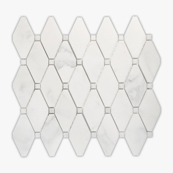 13" x 13" Marble Mosaic Wall & Floor Tile