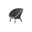 Peacock Teak Patio Papasan Chair with Cushions-70344429