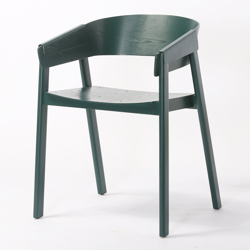 Fauteuil à dossier en lattes Duxbury, Vert