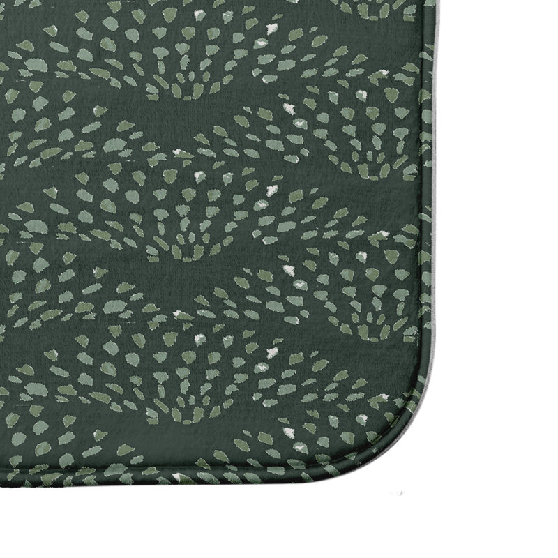 Tapis de bain Glenwood, l 17 po x L 24 po, Vert