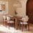 Emerson Solid Wood Dining Table 70"