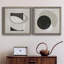 Moderniste Neutre III, ensemble de 2 reproductions d'art sur toile encadrées-1143163486-1143163483