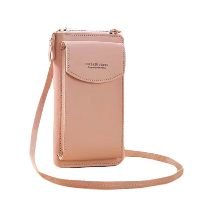 Backpack Fashion Pouch Wallet Mobile Phone Bag Fashion Large Capacity Double Layer Wallet Multi-functional Women's Crossbody Bag