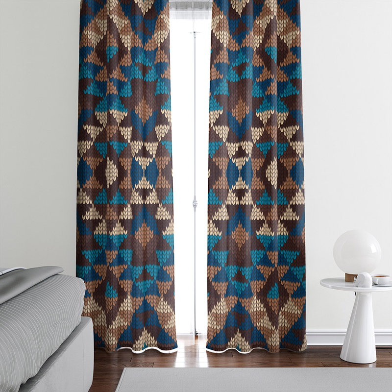 Semi Sheer Curtain Pair, 20" W x 61" L