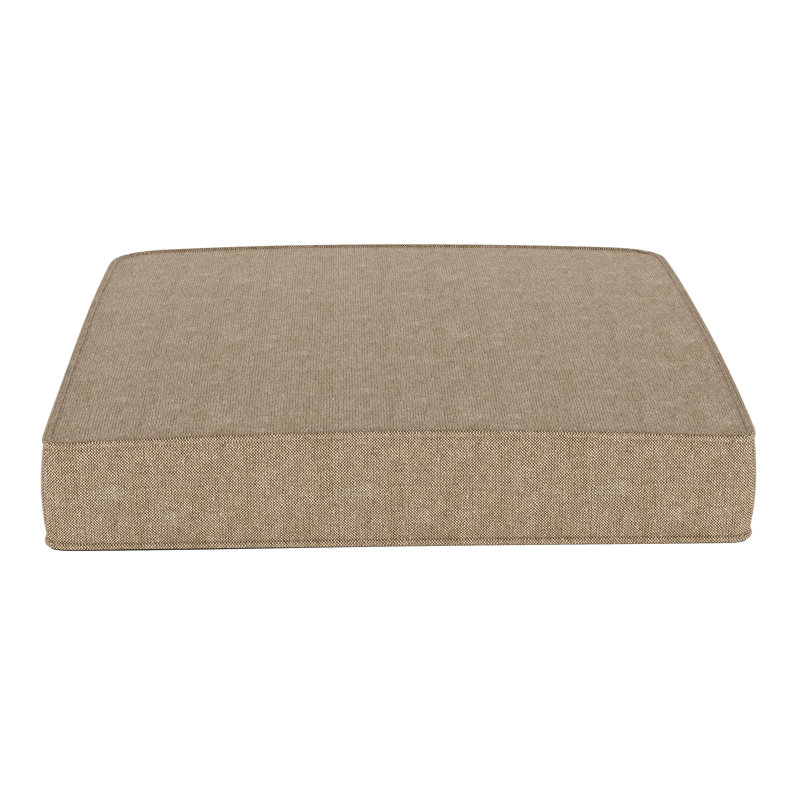 Outdoor Sunbrella® Seat Cushion, Spectrum Mushroom Sunbrella® Plainweave