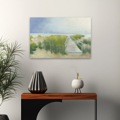 «Beaches And Beachgrass Beach Walk With», art