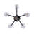 Omak 5 - Light Steel Dimmable Chandelier-2111329943