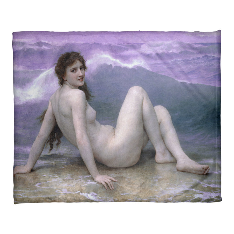 Jeté en bouguereaus william-adolphe the wave polaire, Mauve
