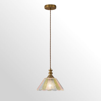 Macaron-colored Glass Chandelier