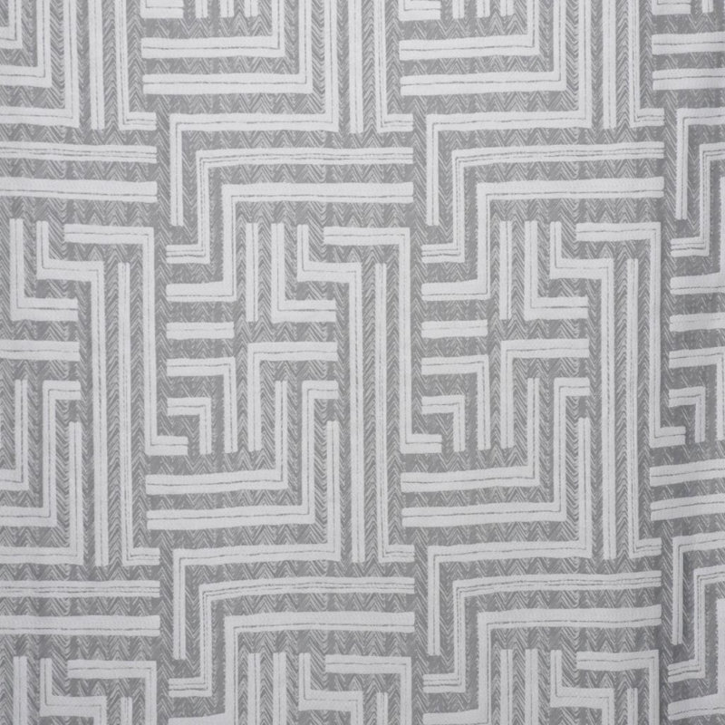 Allure Geometric Fabric, Cloud