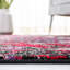 Tapis abstrait noir / mauve-1613465296