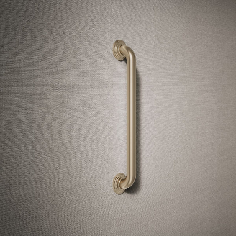 Traditional Grab Bar, Vibrant Brushed Bronze, 18"W
