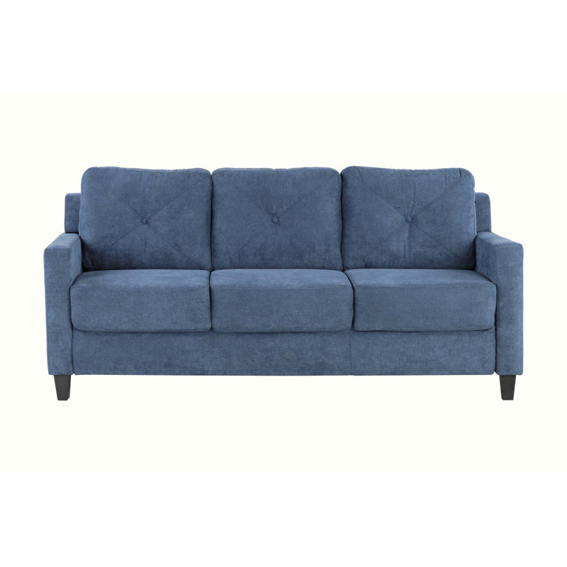 Chenille 3 Seater Sofa, Navy