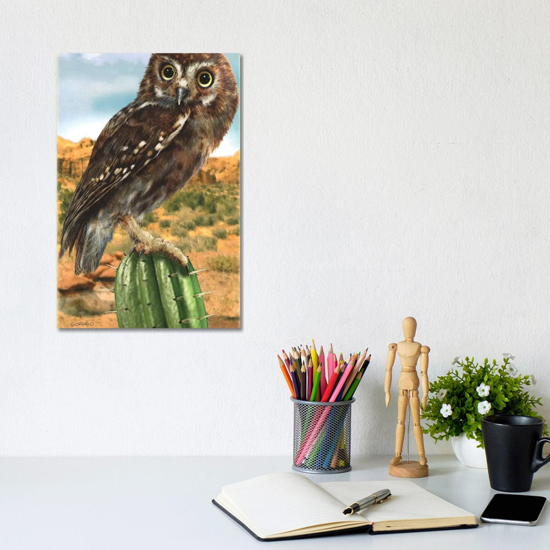 Desert Observer 1 Piece Wrapped Canvas Painting, 20.32 cm H x 30.48 cm W