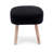 Upholstered Side Chair with Ottoman-2017370347