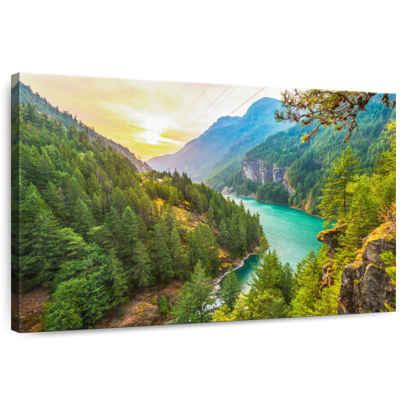 Alvord Diablo Lake à Washington, H 32 po x l 48 po