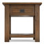 Table de bout en bois d'acacia massif avec tiroir et tablette Wyandotte Monroe-718035583-786623095