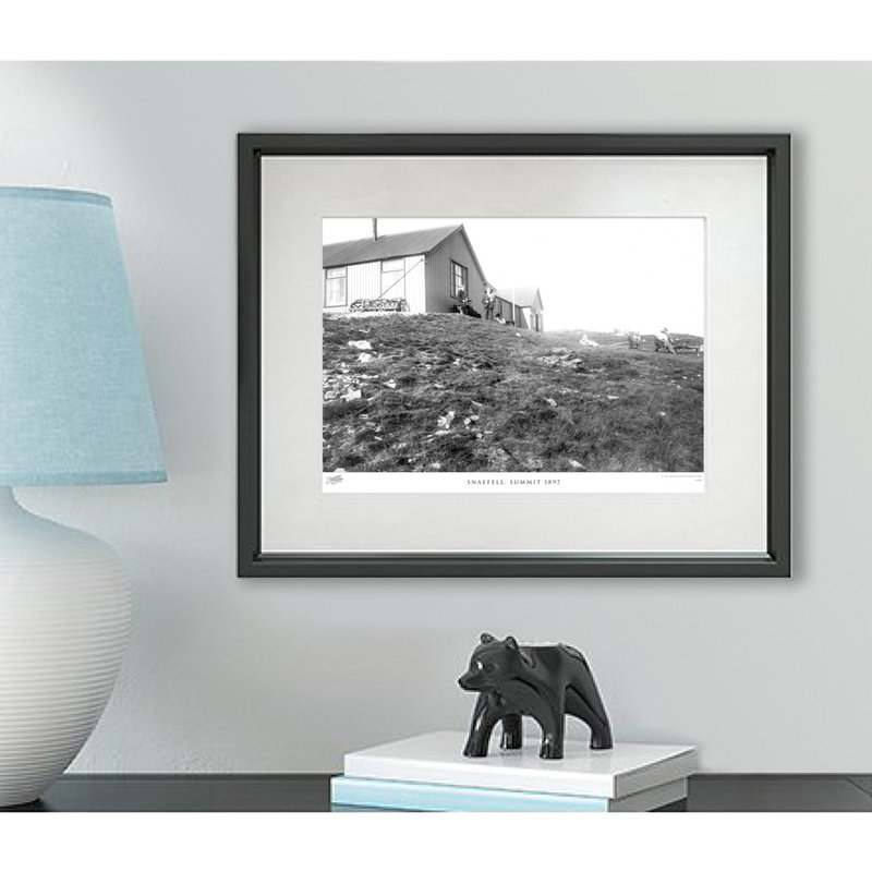 Snaefell, Summit 1897 - Single Picture Frame Print, 28cm H x 36cm W x 2.3cm D