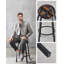 Aiyanna Bar Stool with Steel Frame