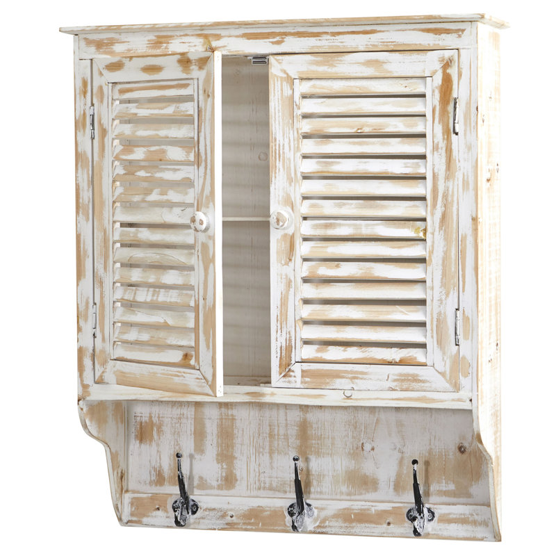 Asher Solid Wood Wall Cabinet